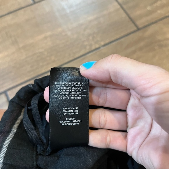 Aritzia The Group Babaton Jimmy Plaid Pull on Pants Size XXS - Picture 4 of 5